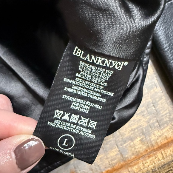 Blank NYC Westside Moto Jacket with Star Embellishments - Picture 5 of 12